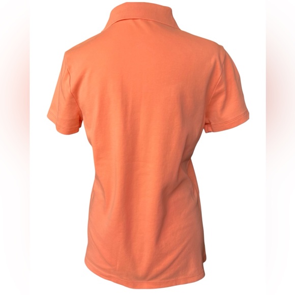 🔴 Lands’ End Women's Supima Cotton Short Sleeve Polo Shirt Small (6-8) - Picture 2 of 6